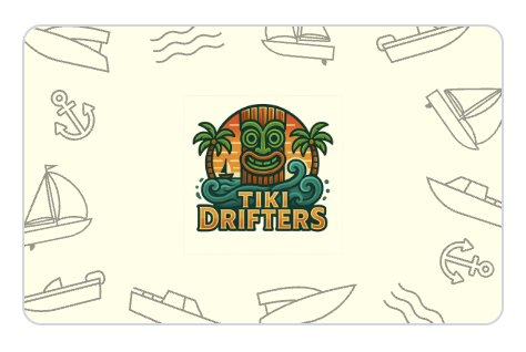 Tiki Drifters gift card